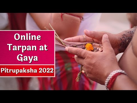 Online Tarpan at Gaya | तर्पन कराये गया मे । Pitrupaksha 2022