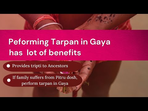 Tarpan in Gaya | तर्पन कराये गया मे । Pitrupaksha 2022