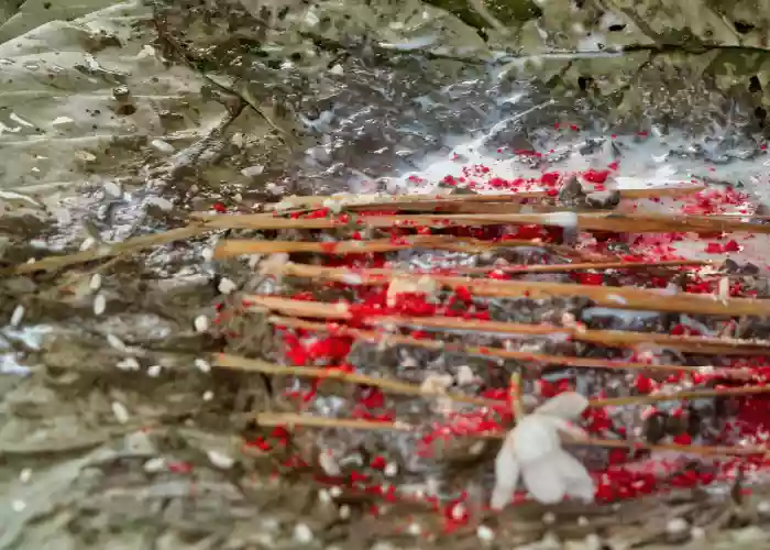 Image of preparation of pind daan in mathura