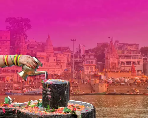 Shiv-linga in Varanasi temple